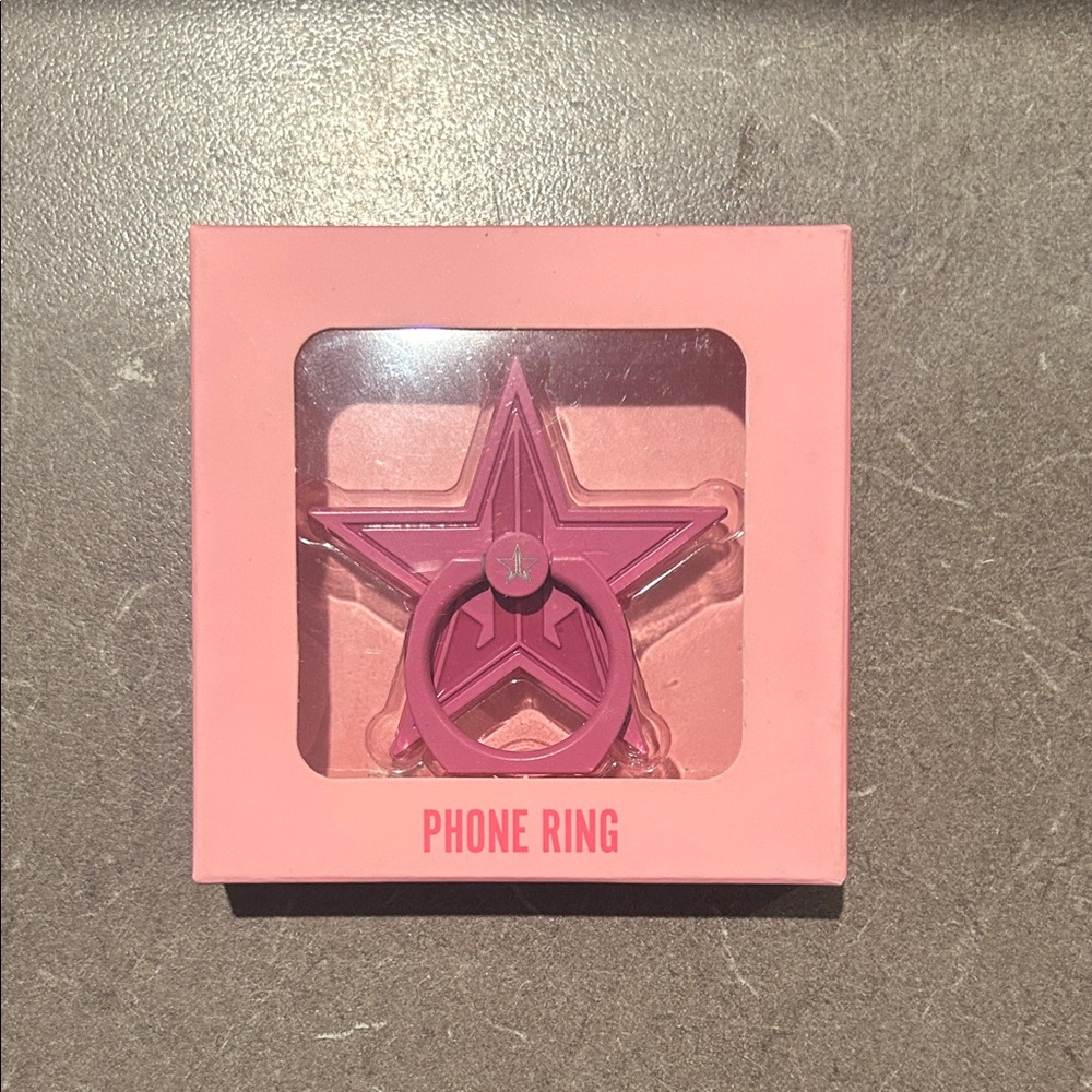 Pink Star Phone Ring Jeffrey Star limited edition!